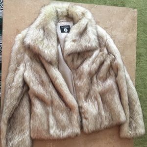 BOOHOO Faux Fur Jacket